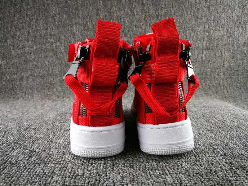 Nike Special Field SF AF1 Mid Red White Shoes